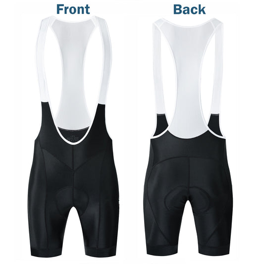 Cycling Shorts - BIB - Gel Chamois - Reflective Logo - Mens