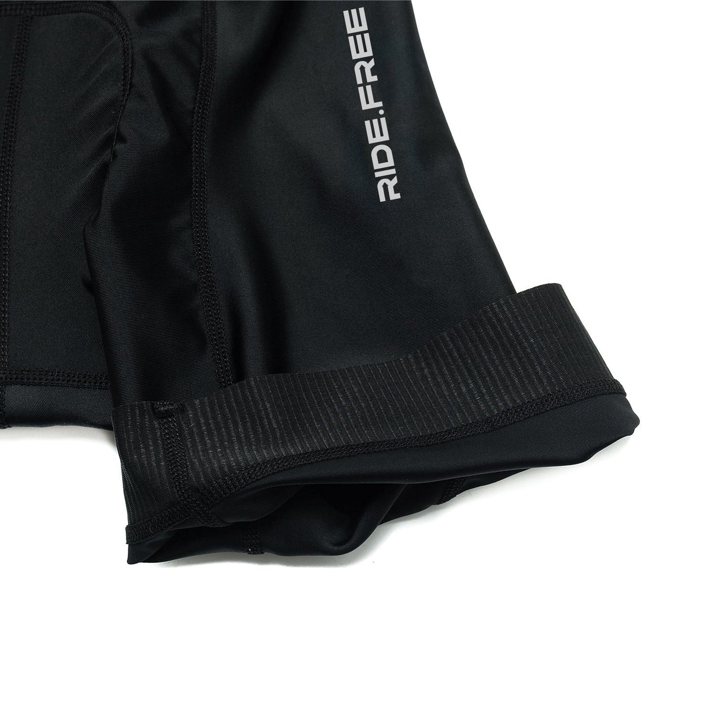 Cycling Shorts - BIB - Gel Chamois - Reflective Logo - Mens