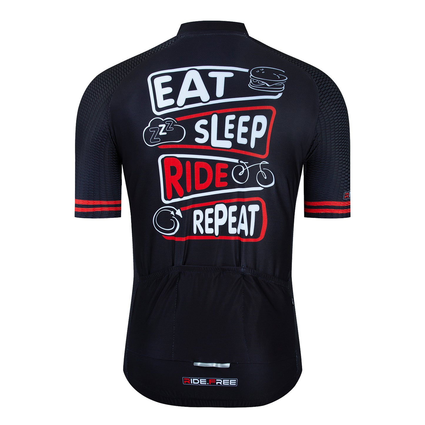 Eat, Sleep, Ride, Repeat Cycling Jersey