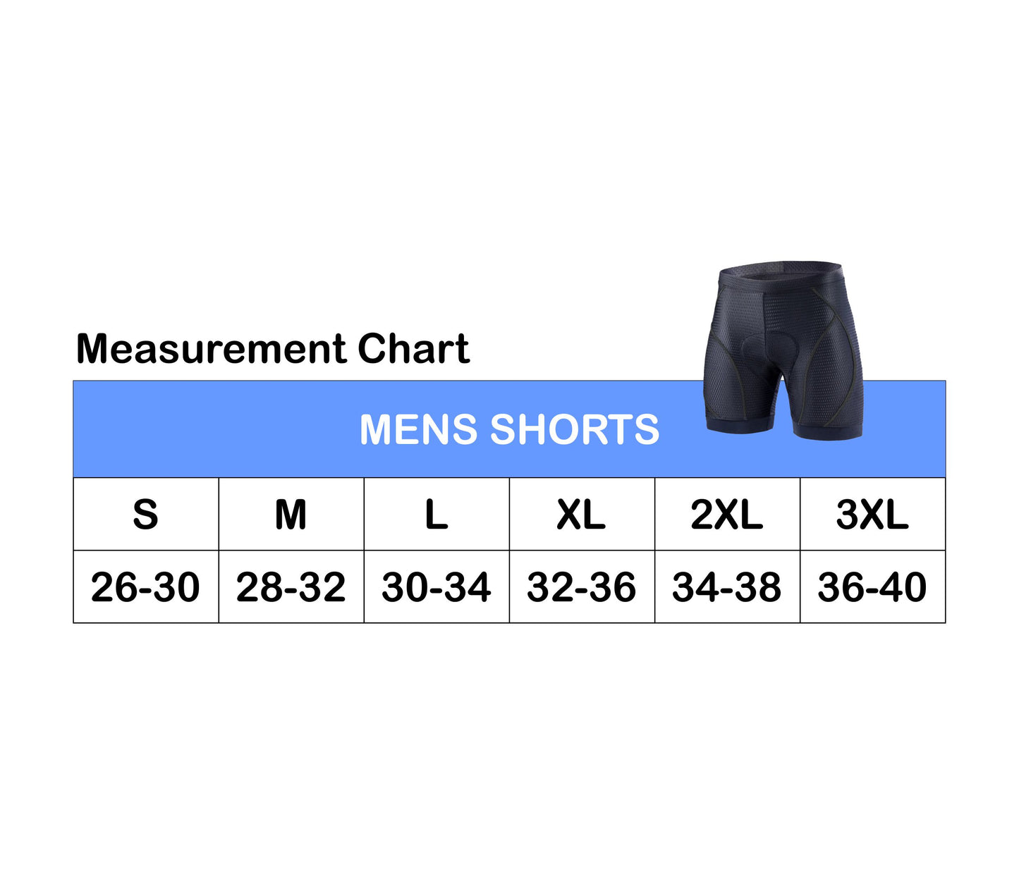 Cycling MTB Underwear - Gel Chamois - Mens