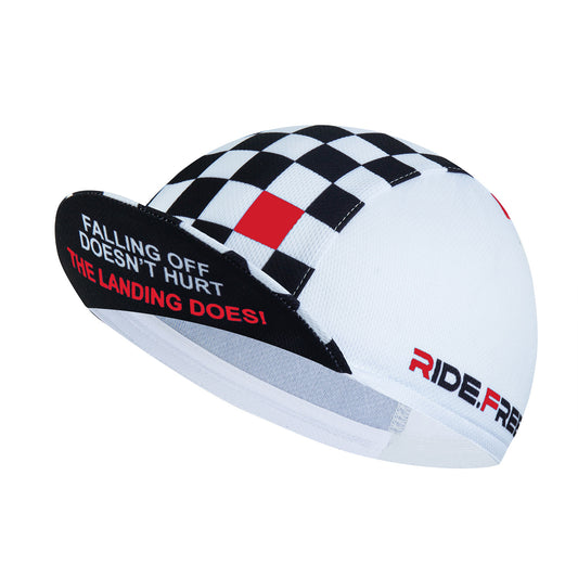 Falling Off Doesn't Hurt Cycling Cap - Red