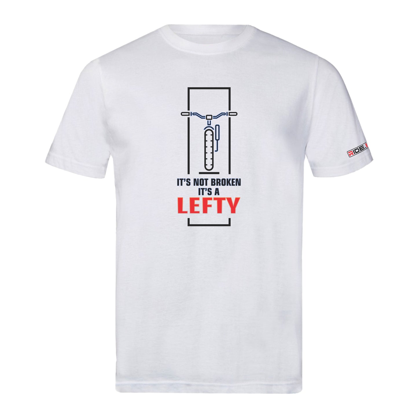 It's Not Broken, It's a Lefty - Sports T - White