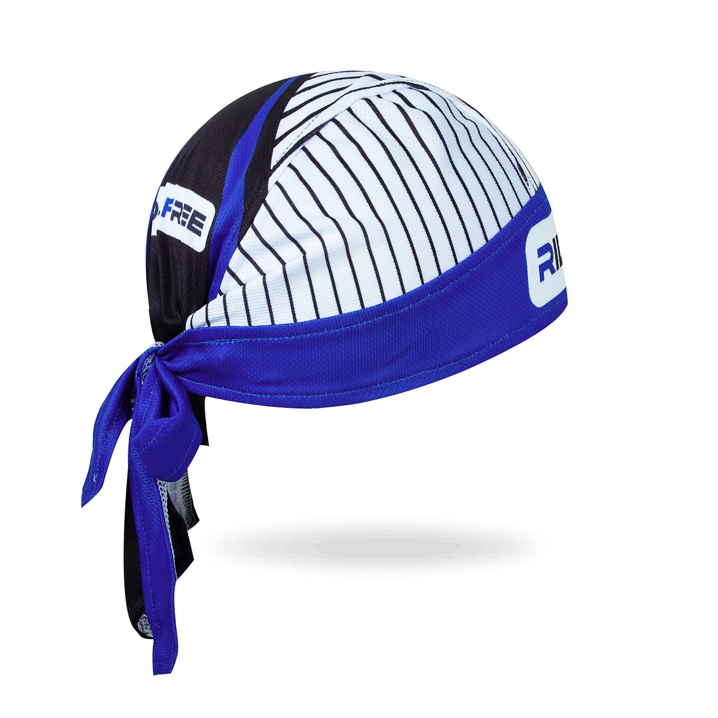 Pin Stripe Skull Cap - Blue