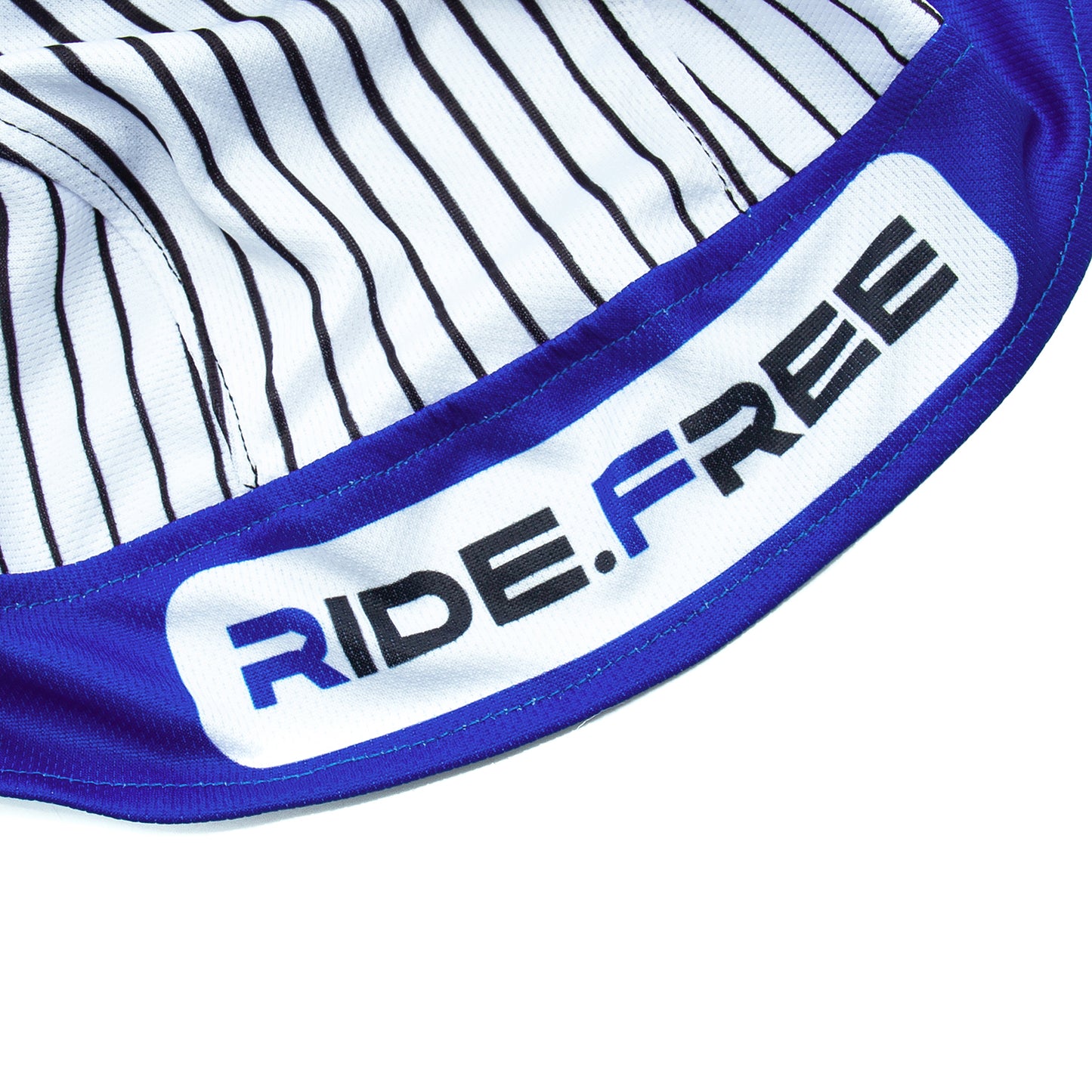 Pin Stripe Skull Cap - Blue