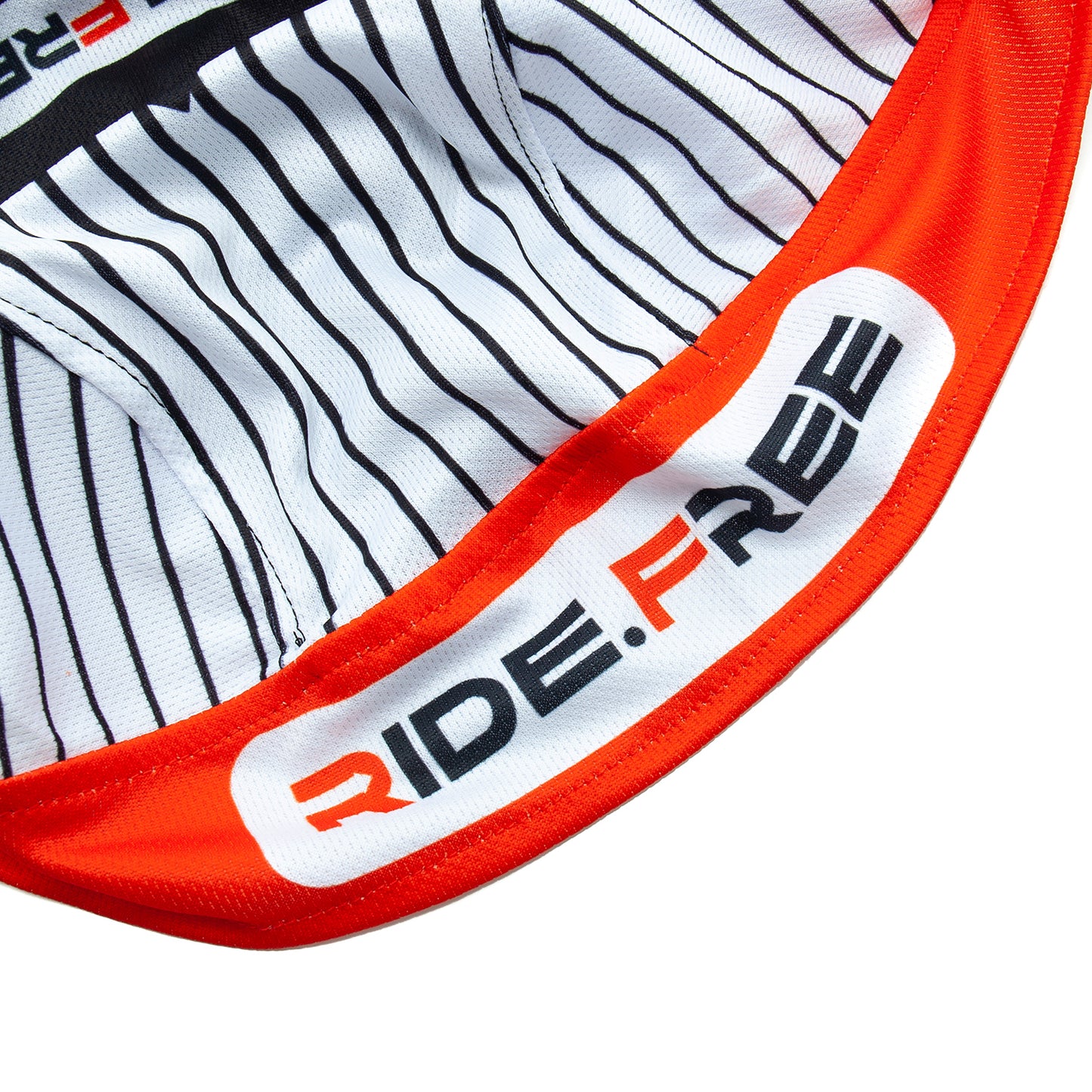 Pin Stripe Skull Cap - Red
