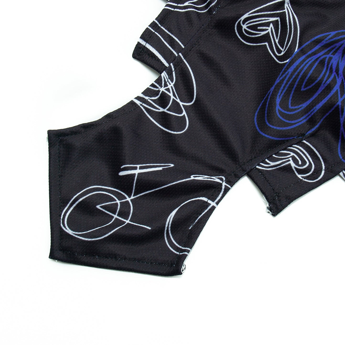 Spagetti Heart Skull Cap - Blue