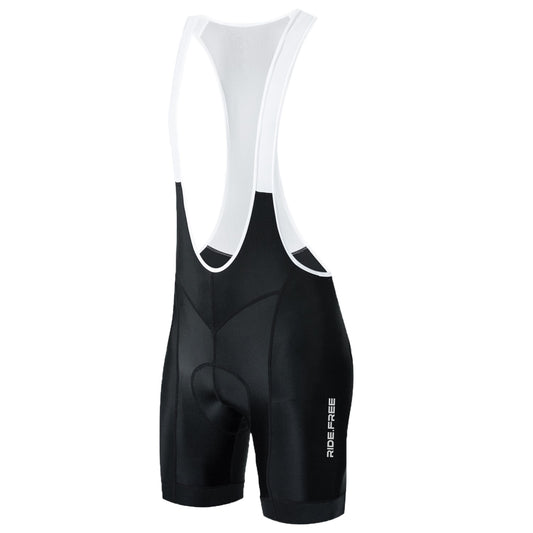 Cycling Shorts - BIB - Gel Chamois - Reflective Logo - Mens