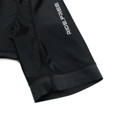Cycling Shorts - BIB - Gel Chamois - Reflective Logo - Mens