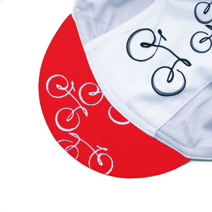 CycleScenes Cycling Cap - Red