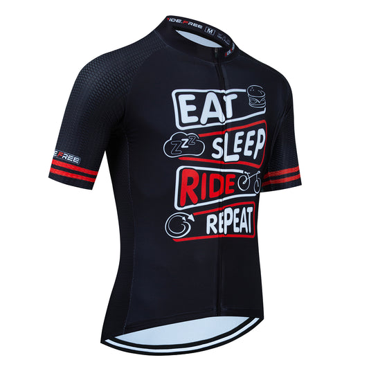 Eat, Sleep, Ride, Repeat Cycling Jersey