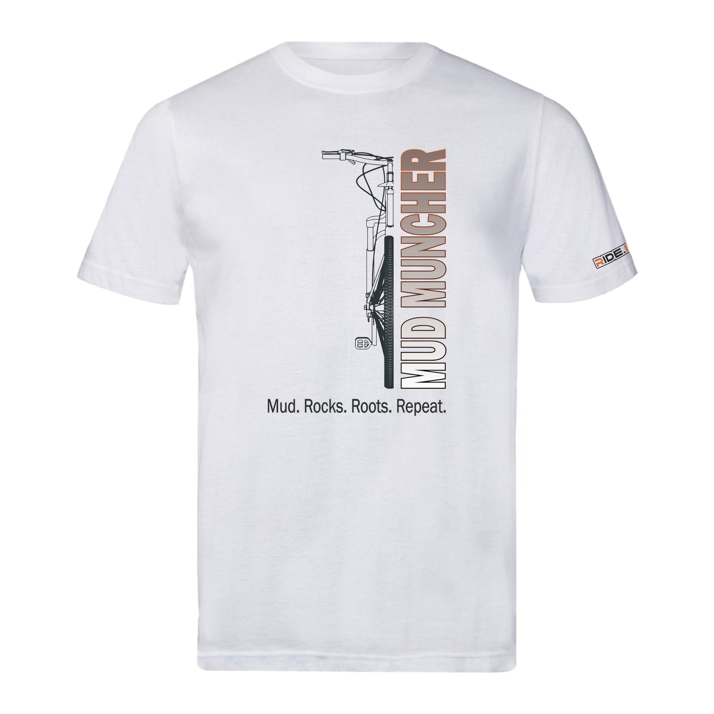 Mud Muncher - Sports T - White