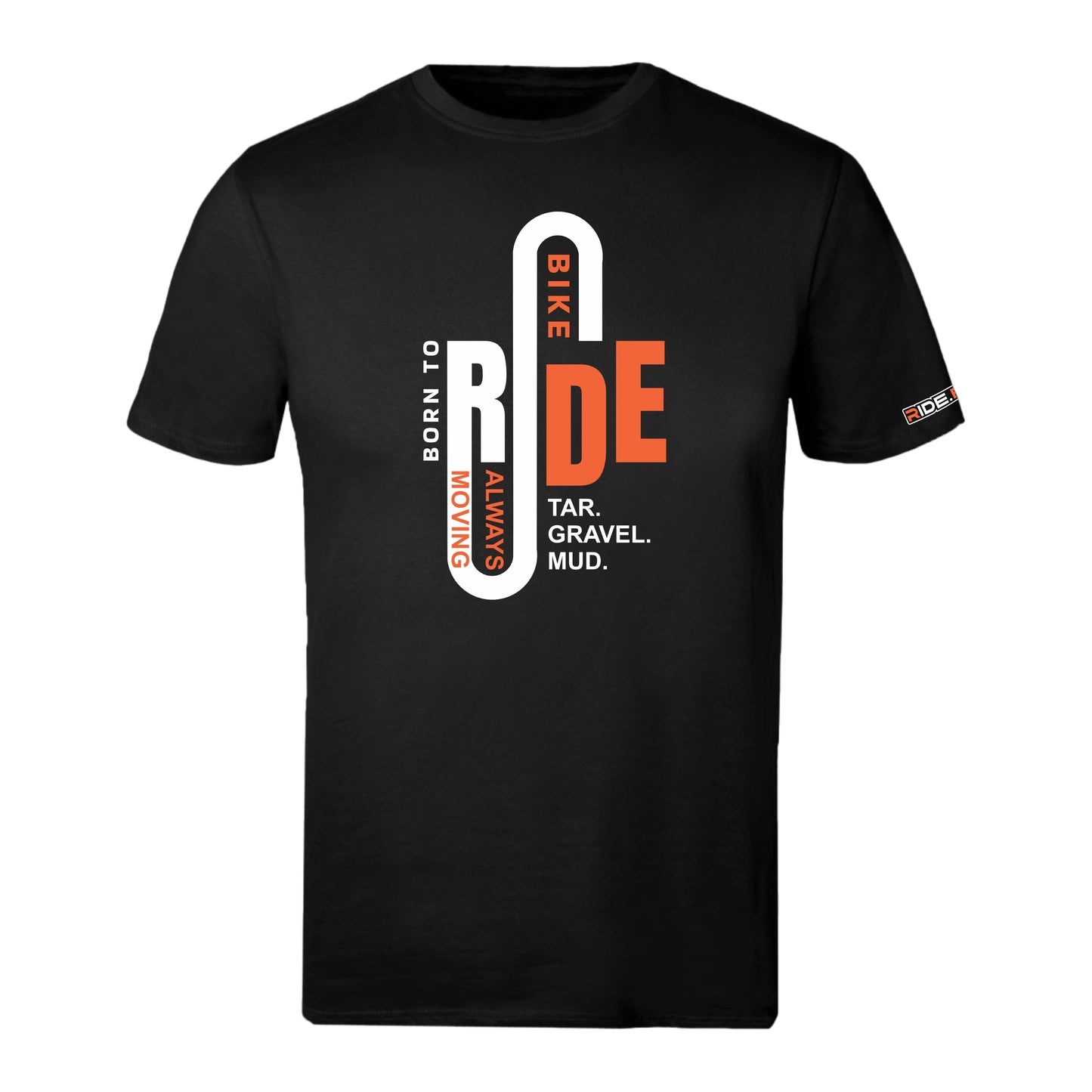 Born To Ride - Sports T - Black