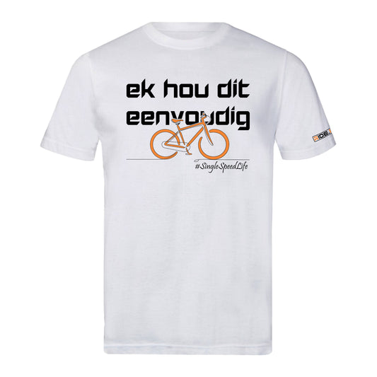 Ek Hou Dit Eenvoudig - Sports T - White