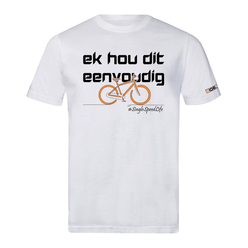Ek Hou Dit Eenvoudig - Sports T - White