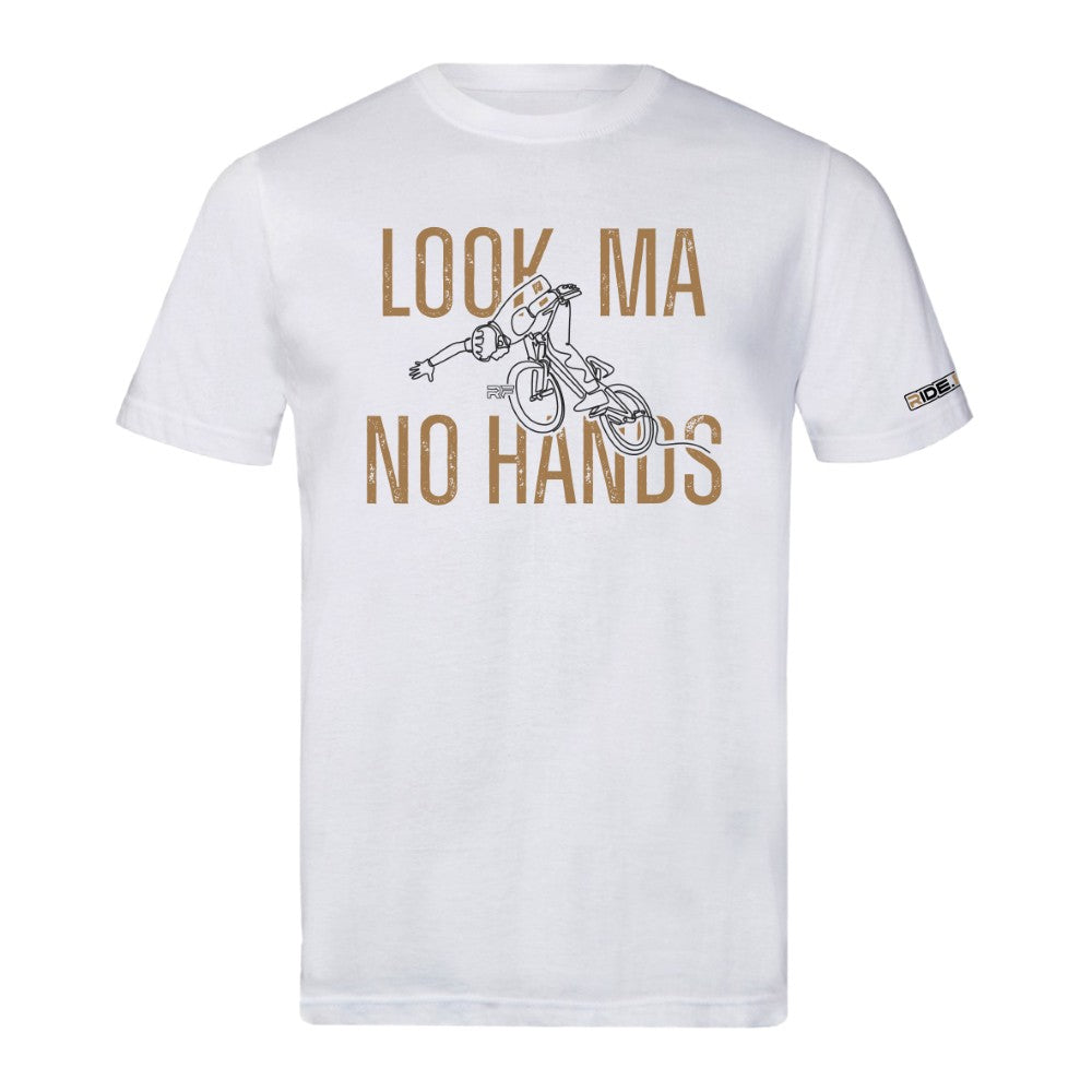 Look Ma ... No Hands - Sports T - White