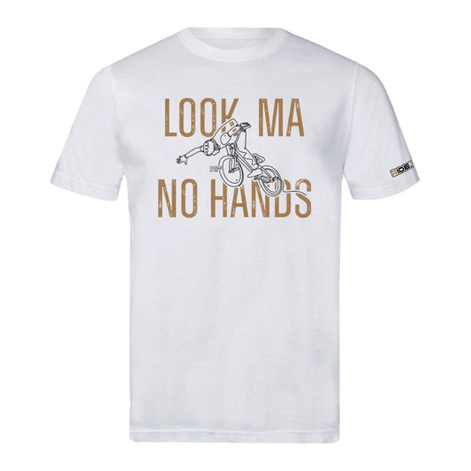 Look Ma ... No Hands - Sports T - White