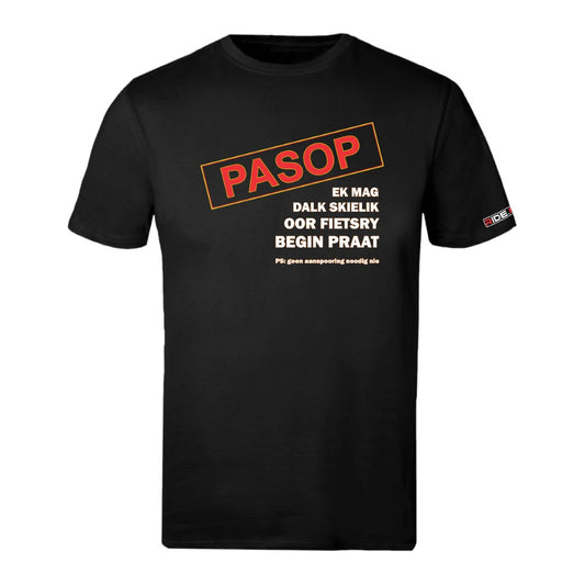 Pasop: Ek Mag Dalk Skielik Oor Fietsry Begin Praat - Sports T - Black