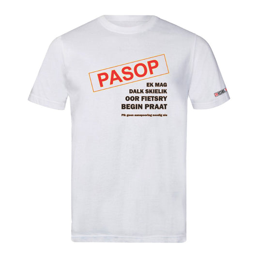 Pasop: Ek Mag Dalk Skielik Oor Fietsry Begin Praat - Sports T - White