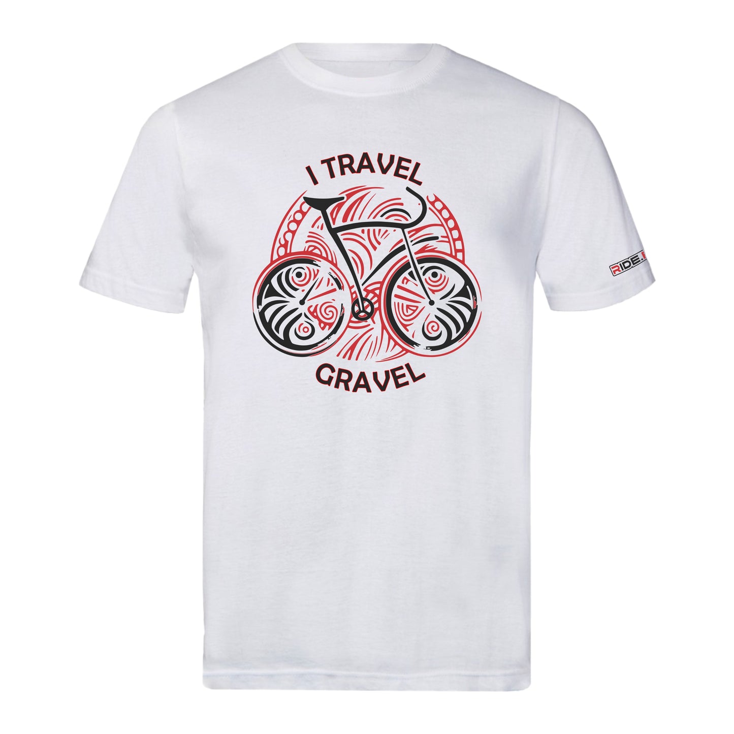 I Travel Gravel - Sports T - White