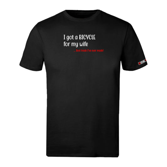 I Got a Bike for My Wife - Sports T - Black