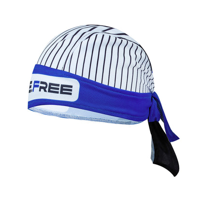 Pin Stripe Skull Cap - Blue